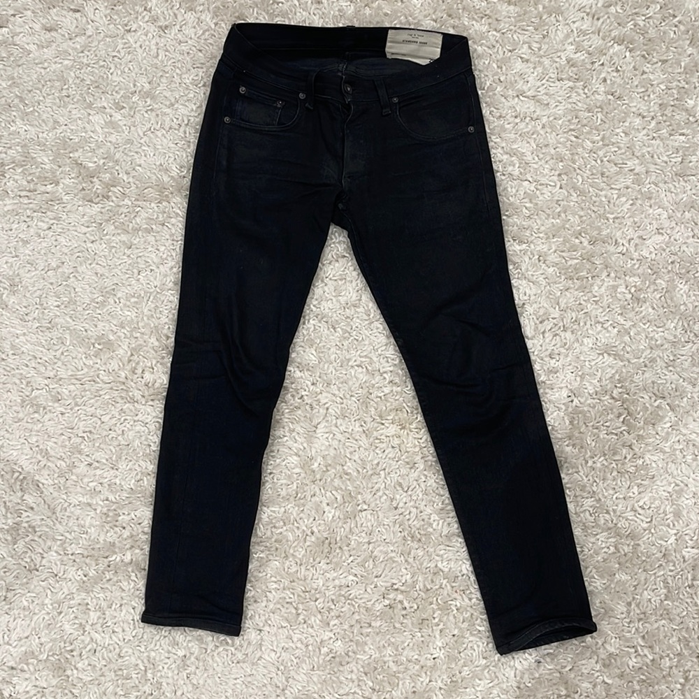 Rag and Bone • Men’s Black Standard Issue Size 29 Jeans : Fit 1 Skinny Leg